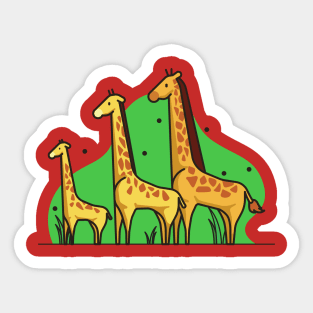 Cute Girrafe Sticker